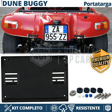 Portatarga POSTERIORE per Volkswagen Dune Buggy Quadrato Kit COMPLETO in ACCIAIO