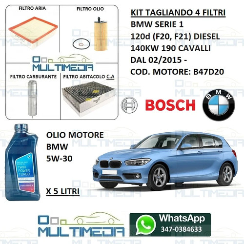 Kit tagliando filtri - kit,