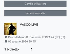 Biglietti vasco rossi - 4, 2026