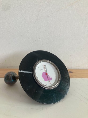 Rare table clock - cleto, munari