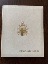 VATICANO ANNO 1983-84 Dittico  MONETE FDC ANNO SANTO GIUBILEO ARGENTO