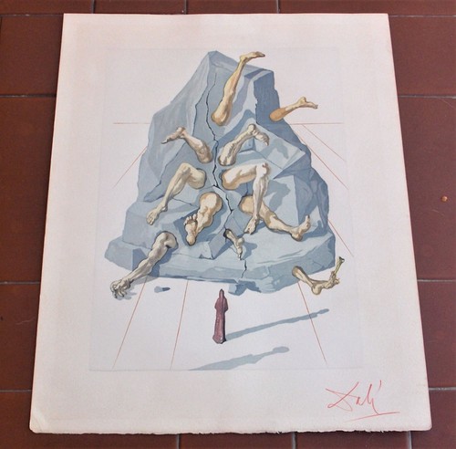 Litografia salvador dali i - salvador, dali'