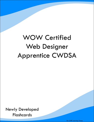 Wow certified web designer - web,