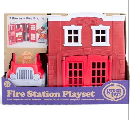 Green toys children fire - green,