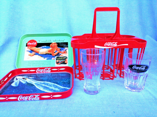 Due vassoi coca cola - coca, cola,