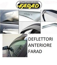 DEFLETTORI ARIA ANTIVENTO ANTITURBO FARAD ANTERIORI FIAT PANDA 2003 AL 2012