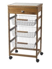 Carrello Portaverdure in Legno