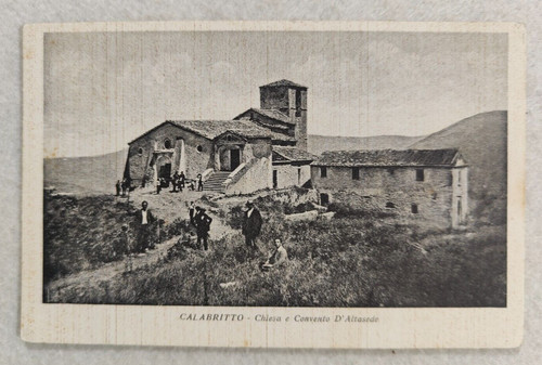 Cartolina calabritto avellino - cartolina,