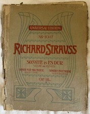 Richard strauss sonate dur - sonate, es