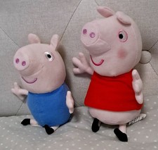 Coppia 2 peluche Peppa Pig