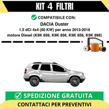 Kit 4 Filtri Tagliando per