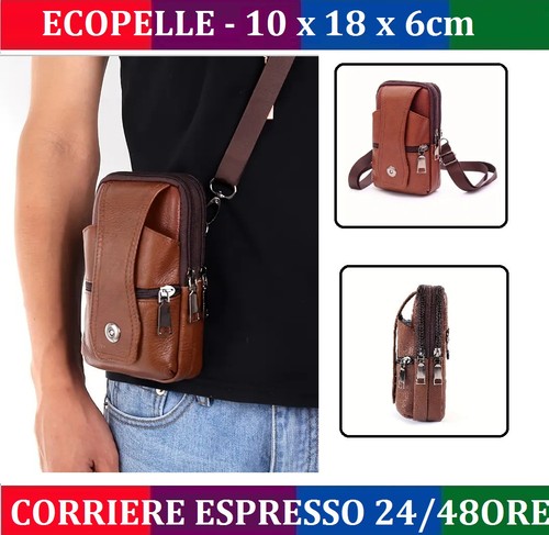 Borsello uomo vita elegante - borsello,