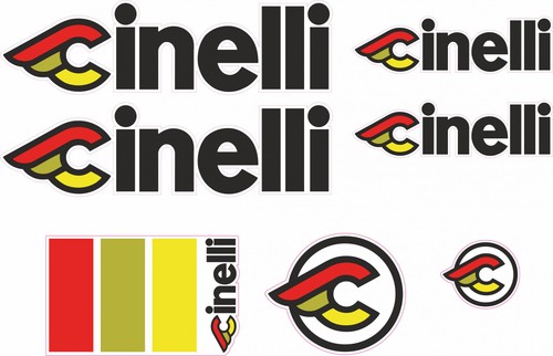 Adesivi telaio cinelli - adesivi,