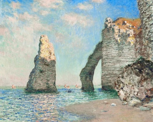 Claude monet scogliere di - scogliere,