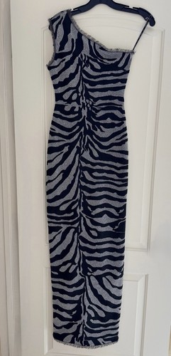 Abito vestito zebrato