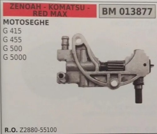 Pompa olio motosega zenoah - olio,
