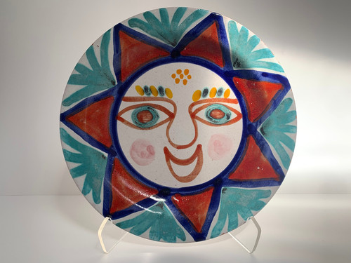 Piatto ceramica viso