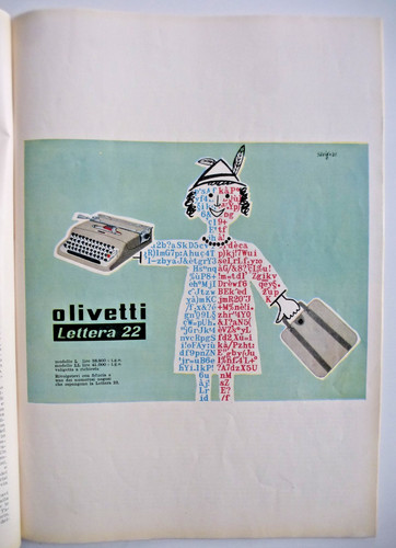 Pubblicità 1953 olivetti - pubblicità,