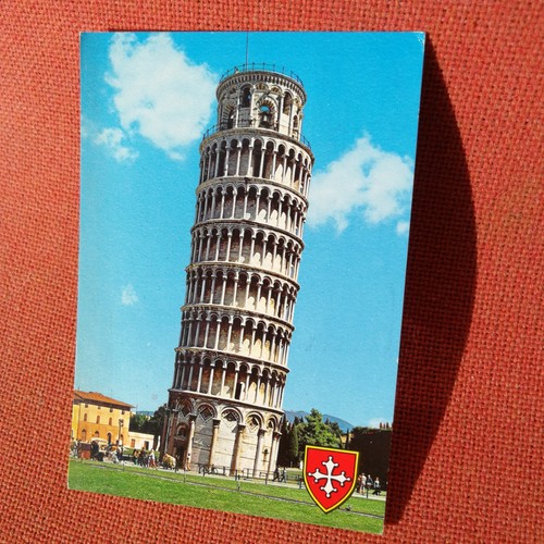 Cartolina torre pisa - torre,