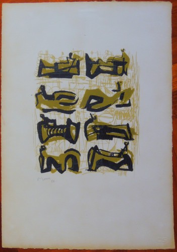 Henry moore litografia del - moore,