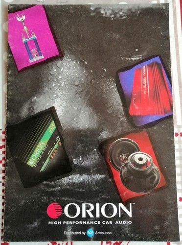 Catalogo brochure orion rcf - catalogo,