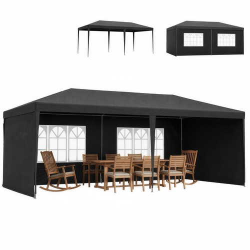 Outsunny gazebo giardino 6m - da,