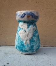  VASO CERAMICA VINTAGE di SALVATORE PROCIDA VIETRI  ANNI 50 - no Gambone