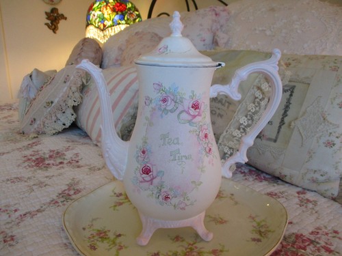 Teiera stile shabby chic