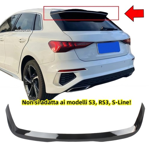Spoiler tetto per audi - per, a3