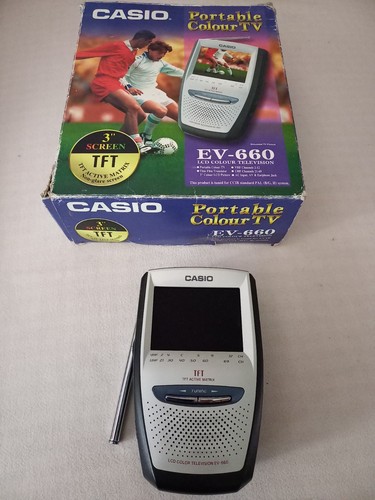 Mini casio portable colour - portable, tv