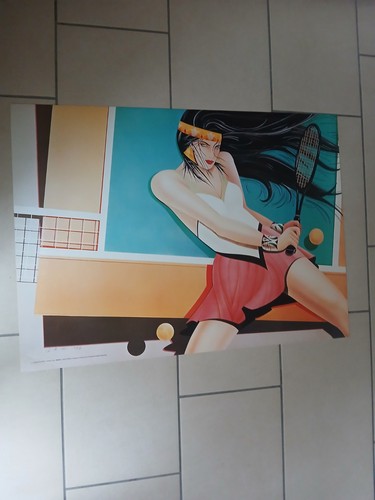 Poster vintage lawn tennis - tennis, by