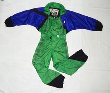 Tuta da sci termica LAFONT VINTAGE anni 80 UNISEX tutto in uno,IT50/L,UK40/16,multic