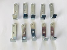 10X Ganci Piatto Per Rimorchi Auto Ganci Per Teli 53X13X20MM Zincati