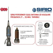 Sirio performer 5000 - p-5000, antenna