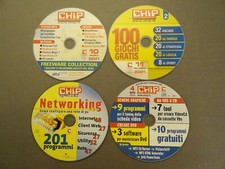 lotto 11 cd software retro riviste chip computer-pc magazine-pc professionale
