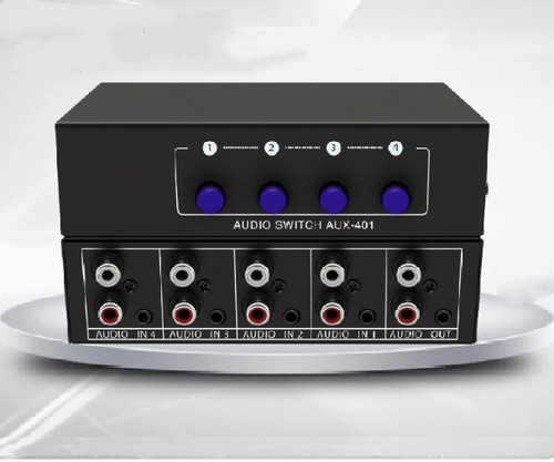 Interruttore audio stereo rca - audio,