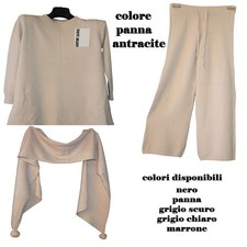 Maglia donna pantalone sciarpa