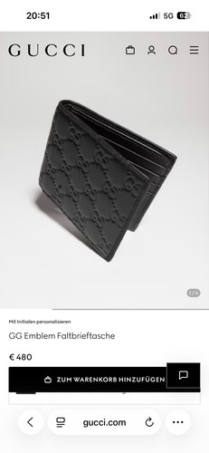 Gucci portafoglio uomo - gucci,