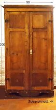Armadio antico in legno marrone, 2 ante - misure in foto 