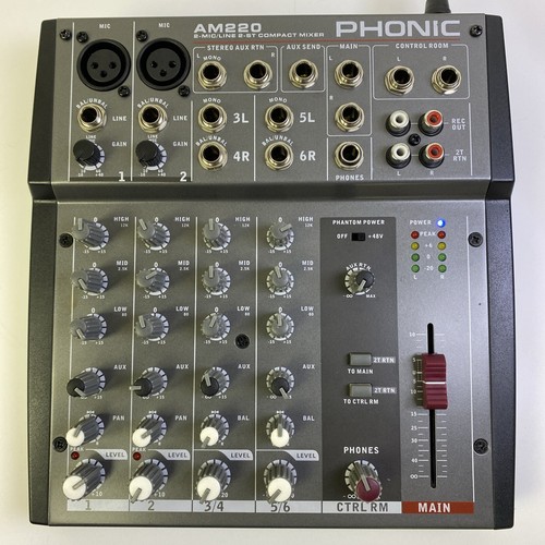 Mixer analogico stereo