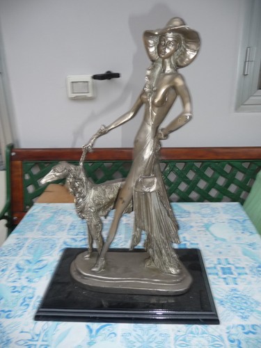 Scultura art déco resina - art,