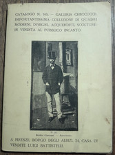 Catalogo GALLERIA CHECCUCCI Fattori, Signorini, Lega, Boldini,Gemito,Banti 1913