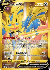 211-202 Zacian V Gold Rara Segreta SSH Spada e Scudo ITA NM