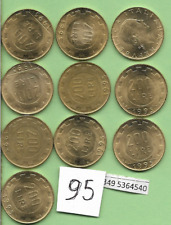 @lotto 10 monete 200 lire italia repubblica del 1995  ruota