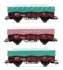 ROCO 44199 set 3x carri aperti FS tipo E con telone (SBB) ep IV Va 1:87
