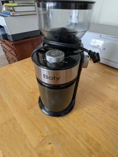 boly Macinacaffè Elettrico Burr, Macinacaffè Regolabile in Grani
