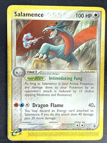 Salamence dragon rare - ex,