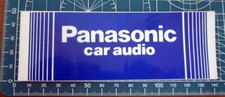 Panasonic car audio    ADESIVO STICKER VINTAGE NEW ORIGINAL
