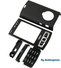 COVER GUSCIO CHASSIS NOKIA N95 8GB +VETRINO DISPLAY BATTERIA TASTI TASTIERA NERO