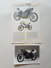 Yamaha TZ 250 GP Racing 1981 presentazione cartella stampa originale ENGLISH 
